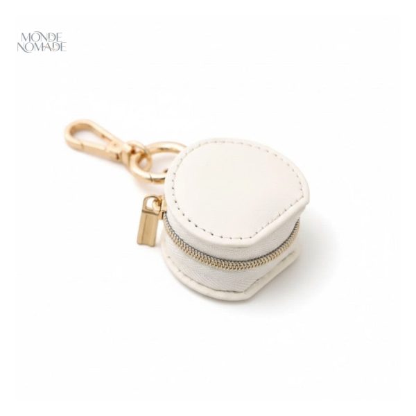 Organiseur de bijoux de voyage avec porte-clé