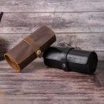 Solution de rangement pour trois montres en cuir de voyage