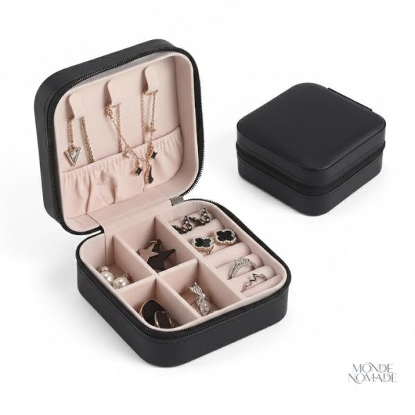 Organisateur de bijoux pratique et compact pour femme
