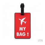 Étiquette bagage originale pour voyage en avion