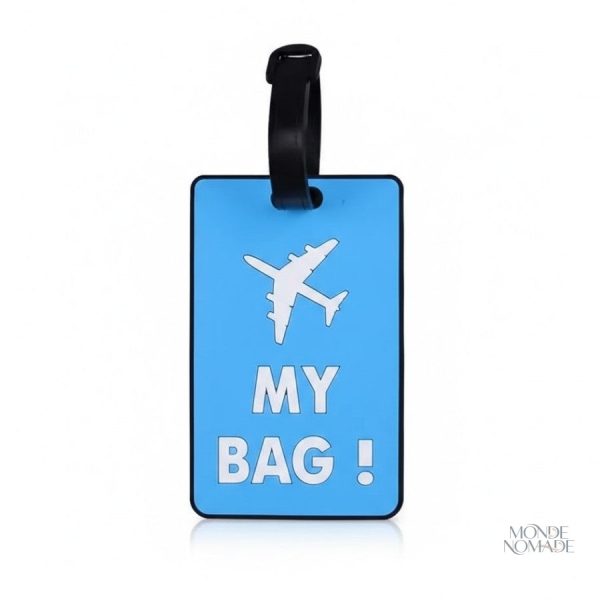 Étiquette de valise design unique pour identification facile