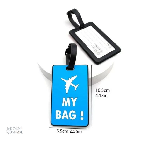 Étiquette de bagage colorée pour personnaliser vos valises