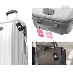 Étiquette en métal pour identifier vos bagages facilement
