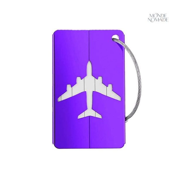 Étiquette de bagage en métal, un accessoire de voyage indispensable