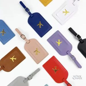 Étiquette de bagage avec identification facile pour voyage