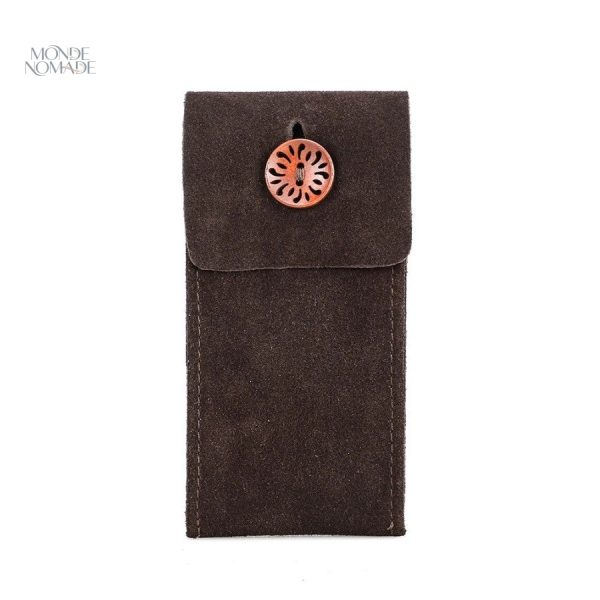 Cuir suédé doux pour étui de montre