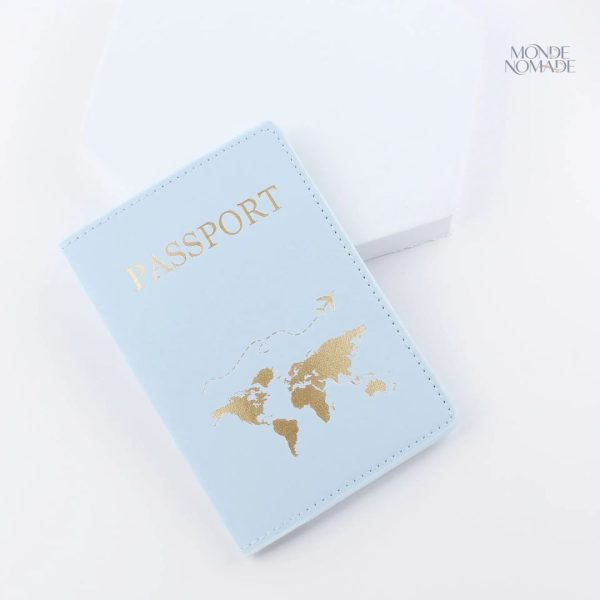 Étui léger carte du monde pour voyages