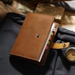 Porte-document en cuir, parfait pour le voyage