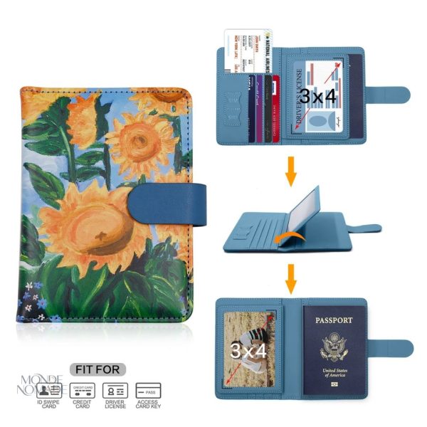 Protège-passeport floral, ajout coloré à vos accessoires de voyage