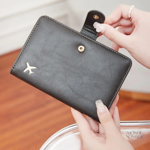 Accessoire de voyage : étui à passeport RFID
