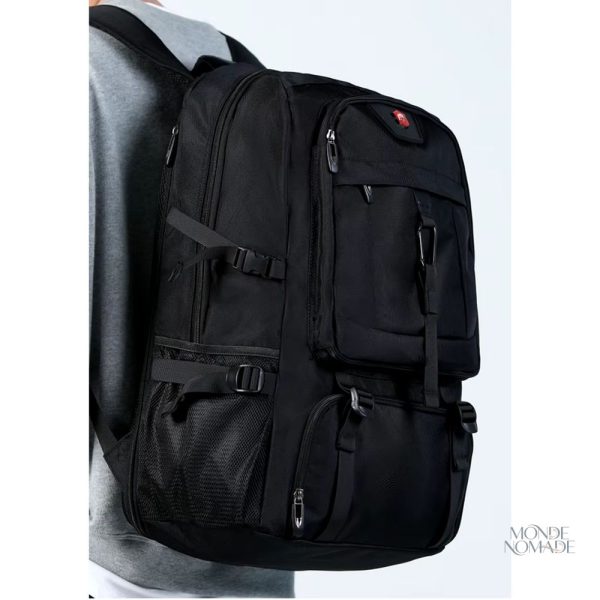 Sac à dos de voyage spacieux et polyvalent 50-80L