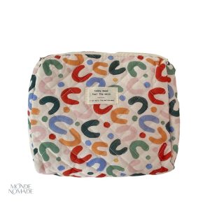 Grande trousse de toilette femme en édition artisanale