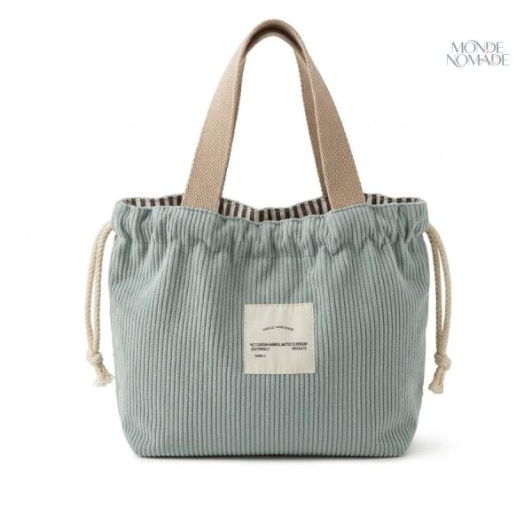 Grande trousse de toilette en velours doux et élégant
