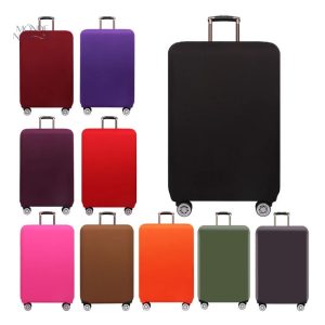 Housse de valise bordeaux résistante aux chocs