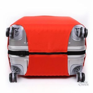 Protection valise chat couleur verte élégante