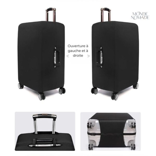 Housse en tissu pour valise de transport chat