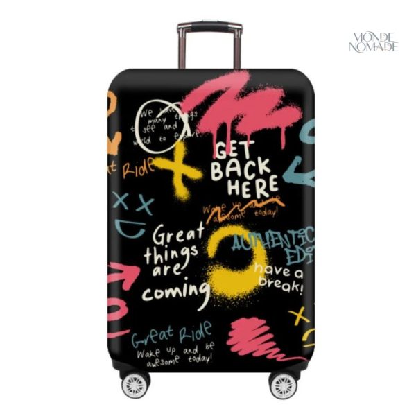 Housse de protection valise fun et colorée