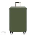 Housse de Protection Valise Kaki