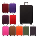 Housse marron pour valise, idéale pour le voyage