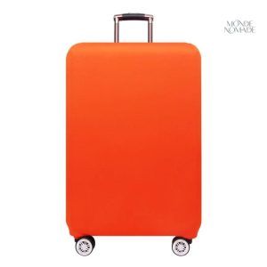 Housse de protection pour valise orange