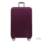 Housse de protection pour valise prune