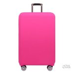 Housse de protection pour valise rose