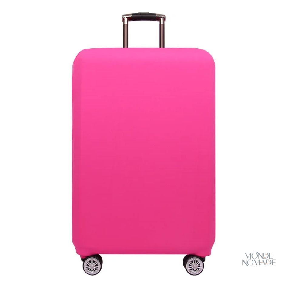 Housse de Protection Valise Rose