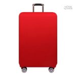 Housse de protection pour valise rouge