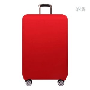 Housse de protection pour valise rouge