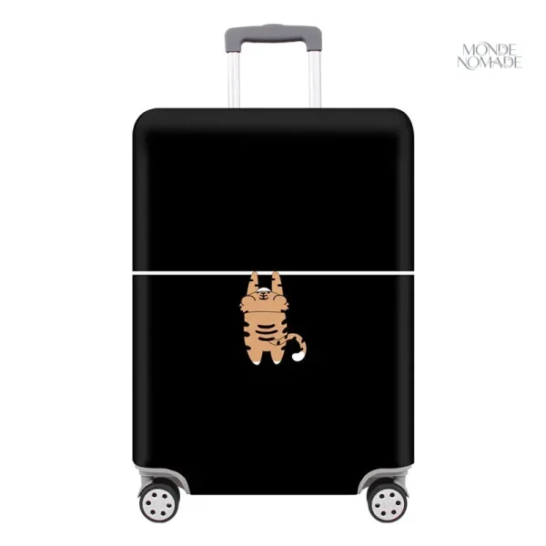housse-de-protection-valise-tigre-1 Housse de protection pour valise design tigre
