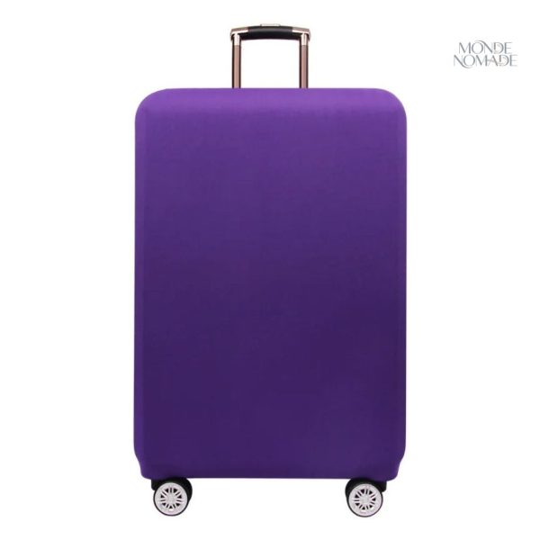 Housse de protection pour valise violette