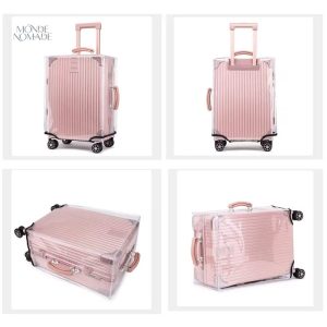 Housse pour valise, design transparent et pratique