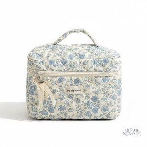 Vanity Case Femme Motif Floral, élégant et pratique