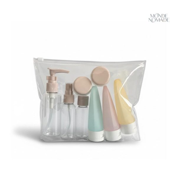 Kit Trousse de toilette pour voyage en avion - 11 pièces