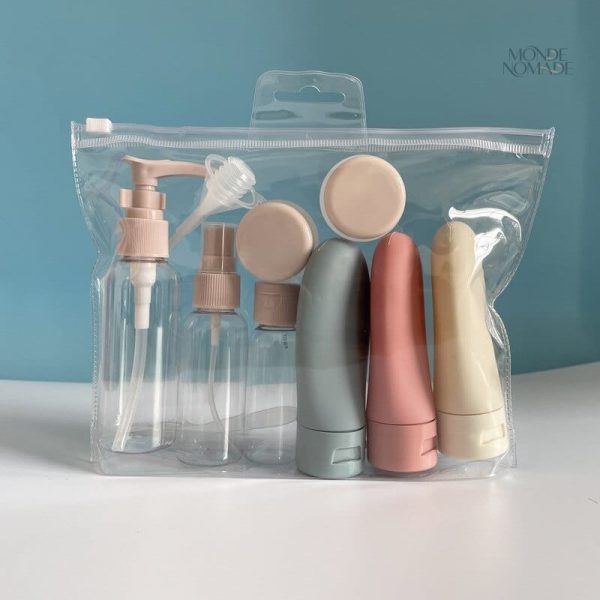 Accessoires de toilette pratiques pour le transport en avion