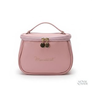 Petit Vanity Maquillage en simili cuir souple