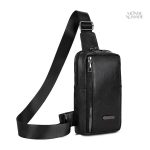 Petite sacoche poitrine homme en style moderne