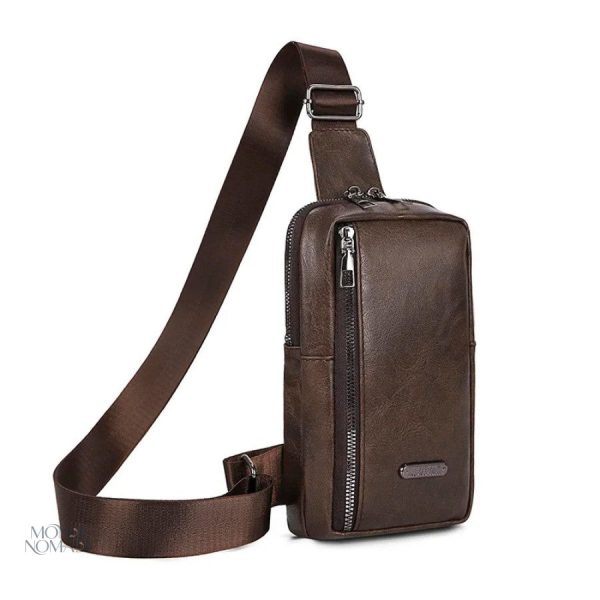 Sacoche poitrine homme, parfaite pour les voyages légers