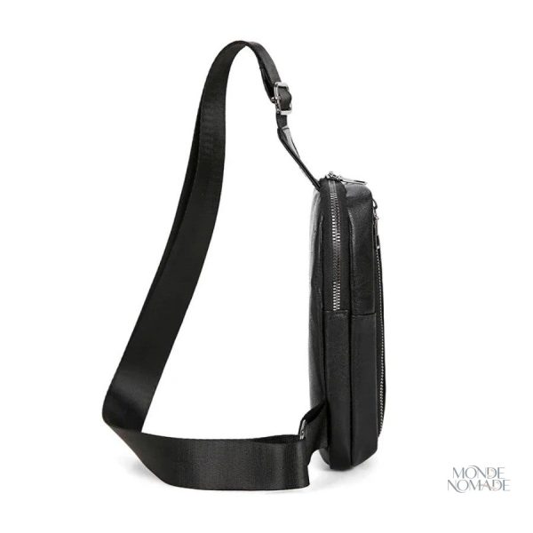 Accessoire de mode pour homme, sacoche poitrine compacte