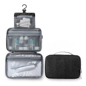 Petite trousse de toilette de voyage suspendue