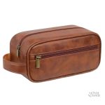 Petite trousse de toilette en simili chic et pratique