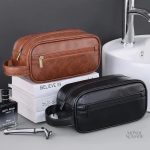 Trousse de toilette simili compact pour les voyages