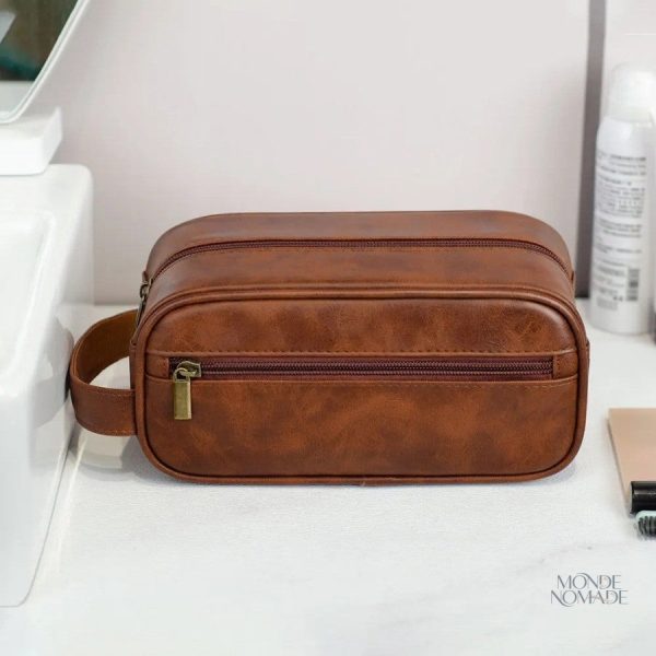 Accessoire de beauté petite trousse simili élégante
