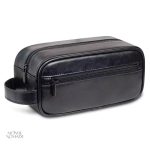Design moderne petite trousse de toilette en simili