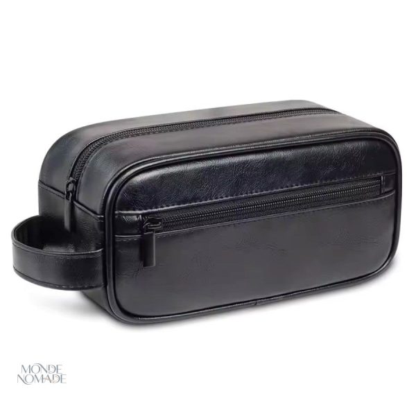 Design moderne petite trousse de toilette en simili