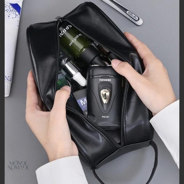 Trousse en simili pour cosmétiques et accessoires