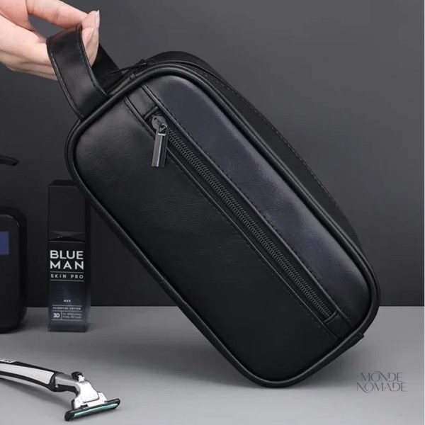 Petite trousse de toilette en simili pour dames