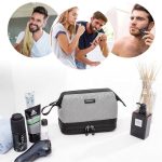 Trousse de voyage pour hommes, rangement soigné