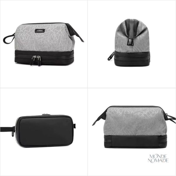 Trousse de voyage compacte pour soins personnels hommes