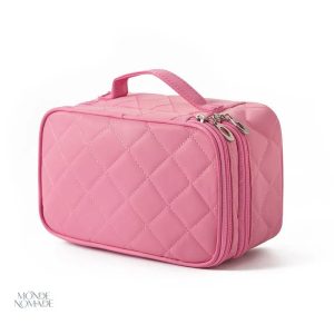 Trousse de beauté avec miroir, idéale pour les voyages